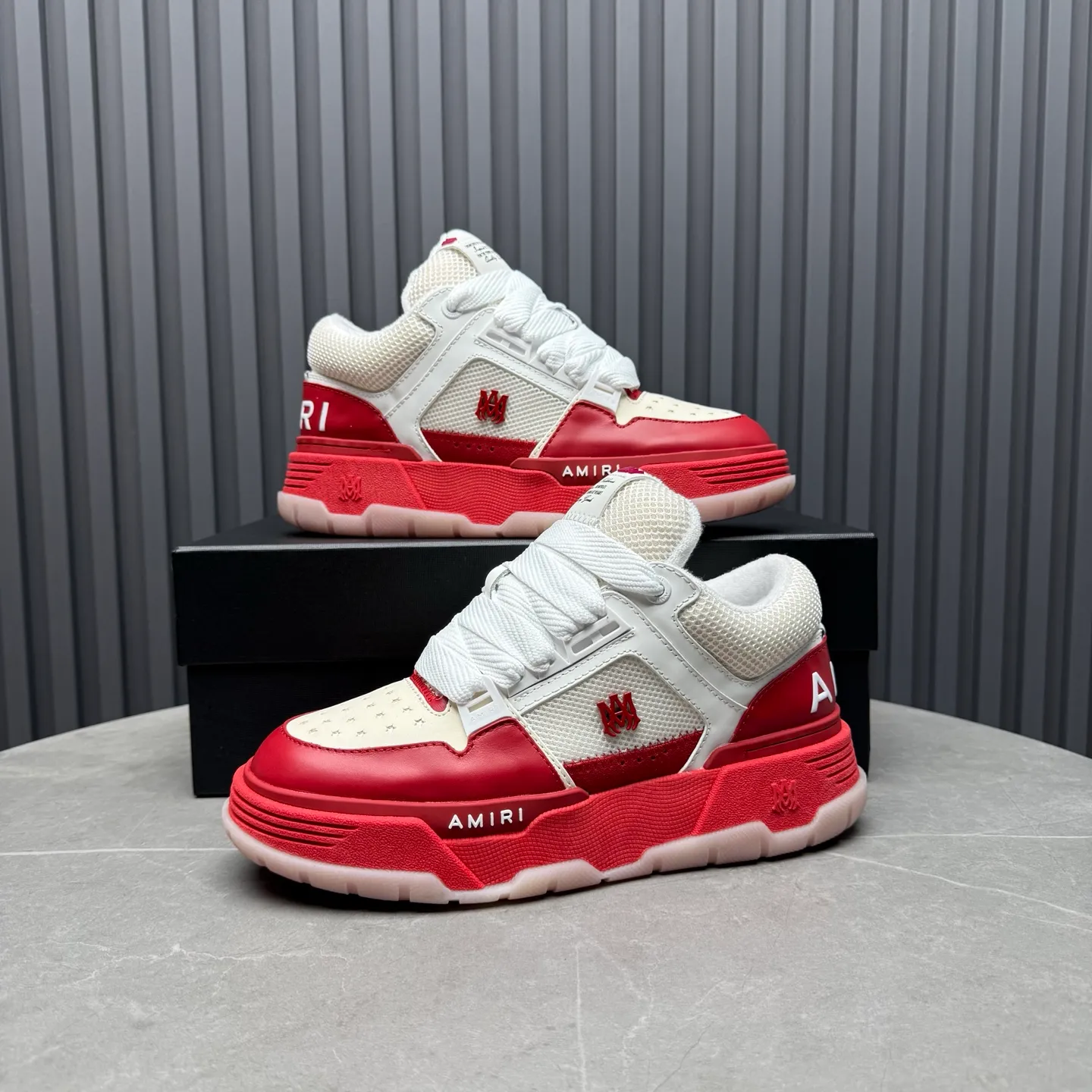 Men's shoes 💰660💰 AMIRI AMIRI trendy brand hot sale 🔥 Available all year round, couples 💑 Official website synchronization Imported fabrics 1⃣️ vs 1⃣️ replica, original factory special original sole, 35-45 (45. non-refundable)